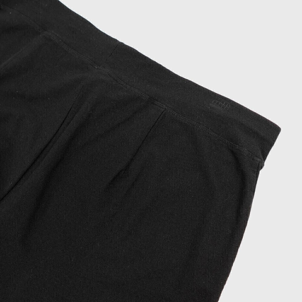 Eileen Fisher Washable Stretch Crepe Pants Womens Small Black Ankle Lagenlook - Picture 12 of 14